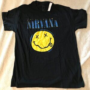 Black Nirvana T-shirt Size Large _ shr041